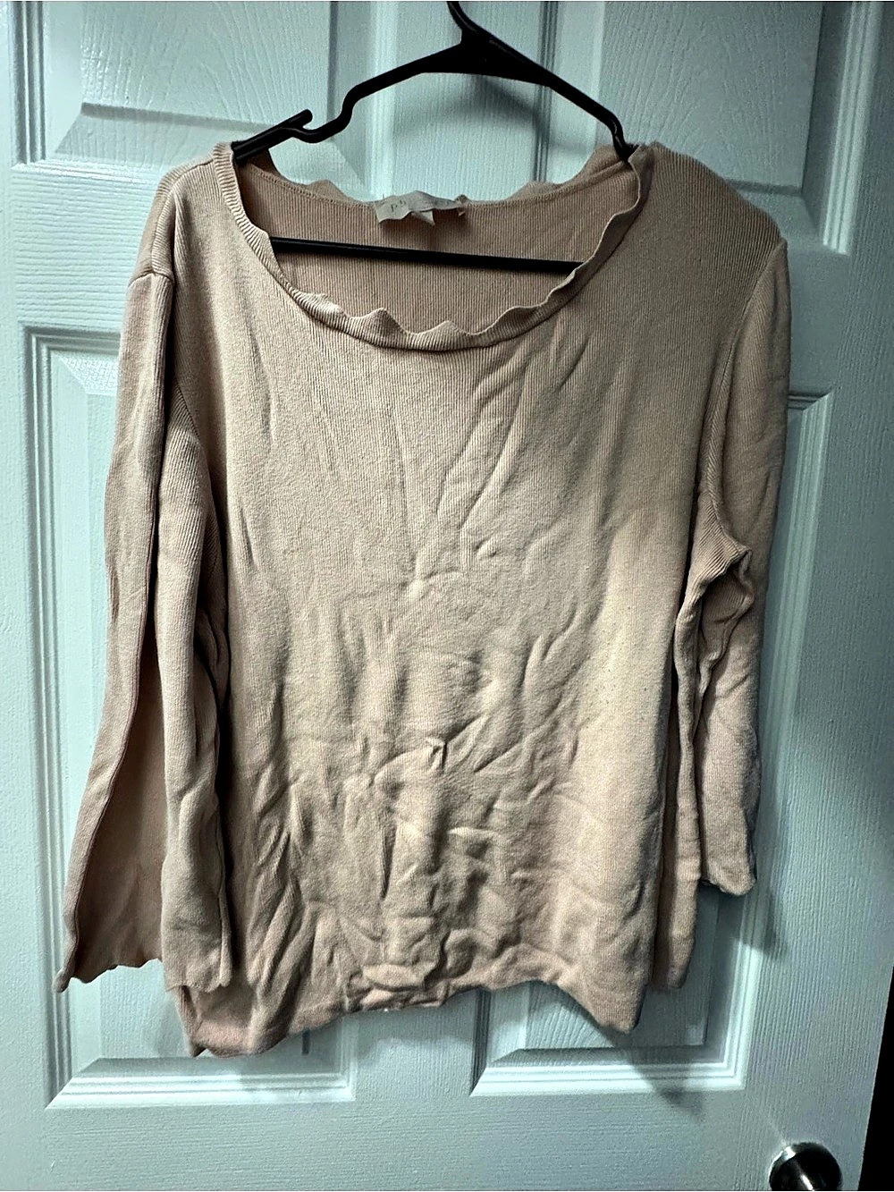 philosophy Long Sleeve Top in Brown Size XL